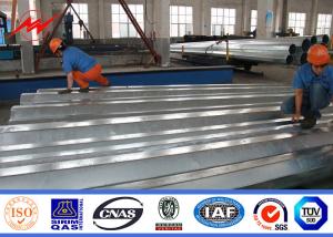 Quality Octagonal Tapered Electrical Power Pole With Anti - Corrosion Surface Treatment wholesale