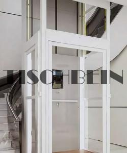 Quality 5 Persons 5 Floors Stainless Steel Structure Shaft Home Elevator Indoors Glass Walls VVVF Drive Stable Moving Low Noise wholesale