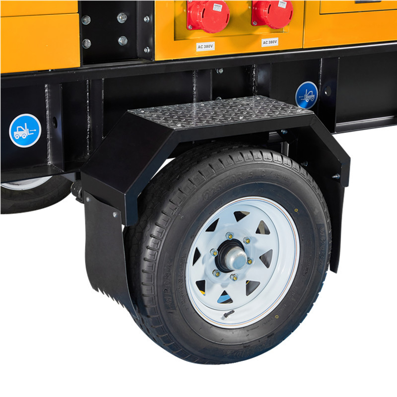 1500r/Min Mobile Sewage Pump Electric 80KW Portable Trailer Mounted Diesel Water Pump