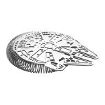 Spaceship Design Stainless Steel Barware Bar Cocktail Strainer 8.5*11cm