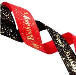 Luxury Polyester Fiber 10mm 38mm Gift Wrap Ribbon And Bow With Logo