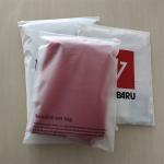 Sealing Handle Zipper Top Frosted Plastic Bag for Eco-Friendly Fabric Clothing