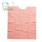 Adult Dental Protective Wear , Three Ply Disposable Patient Bibs With Tie