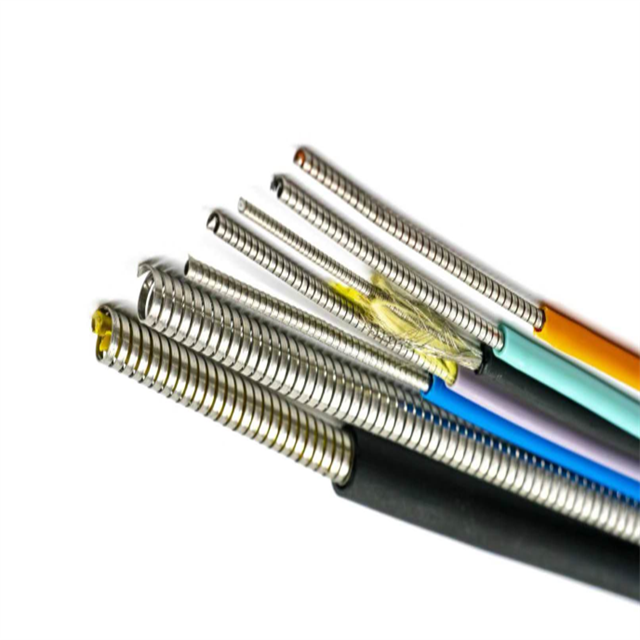 LSZH Anti Rodent Photoelectric Composite Cable SM 24C G652D PE Outdoor ADSS Optical Cable
