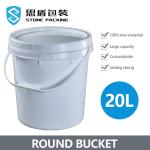 Top Dia 30cm 20 Litre Paint Bucket With Handle 90 Mils Thick