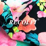 Warp Knitted Recycled Fabric , Eco Friendly Yoga Wear Fabric
