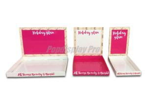 Quality Walmart Paper PDQ Tray Display Stylish For Holiday Glam Cosmetics wholesale