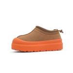 Winter Cowhide Plus Velvet Thickened Outer Wear Bread Shoes One Foot Snow Boots