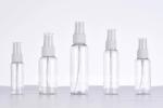Clear 30ml 50ml 60ml 100ml Plastic Hand Sanitizer Bottles