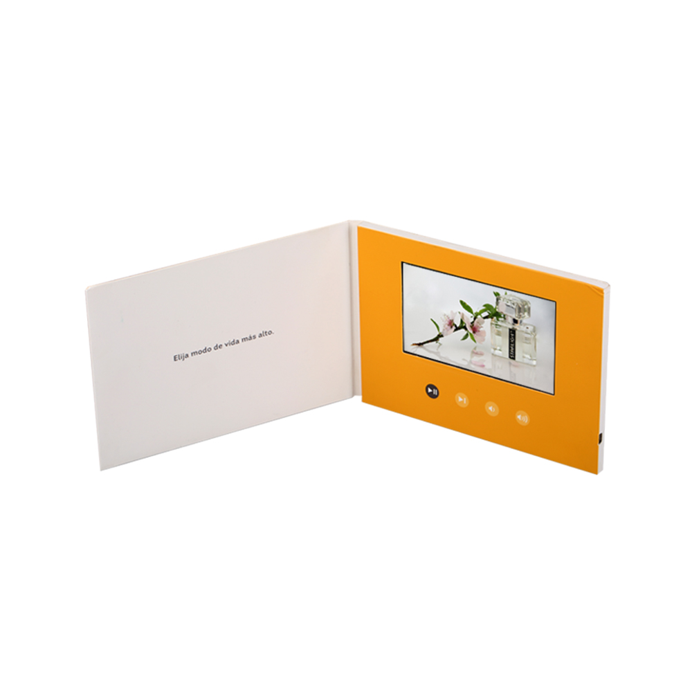 4.3 inch LCD Video Brochure Card High Memory and Customizable Buttons for Effective Marketing