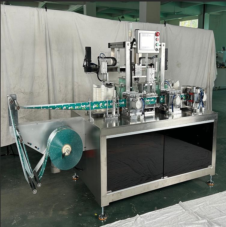 220V 50Hz 3KW 1 Pair PE Glove Automatic Folding Packing Machine High Speed