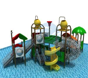 Quality Security Playground Water Slide Kids LLEPE Outdoor Water Slide Environment Friendly wholesale