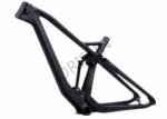 Black Full Suspension Carbon Bike Frame 29er Lightweight Trail Riding Style