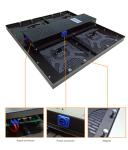 SMD 1000cd/Sqm P3.91mm LED Advertising Video Screen IP40