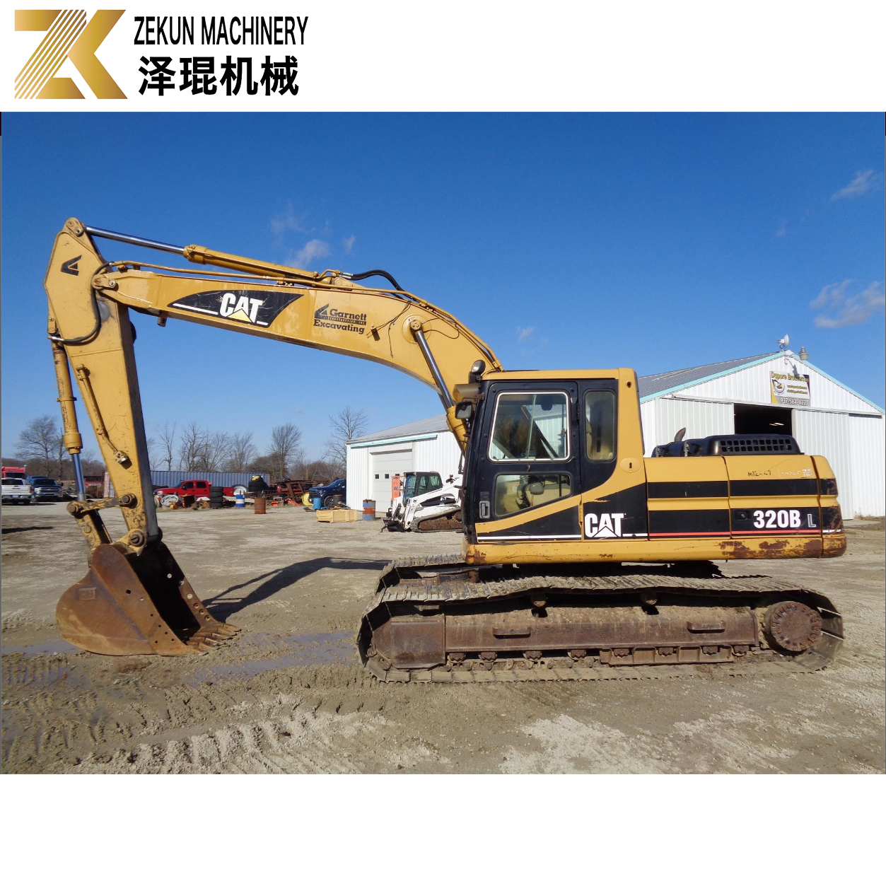 1.25m3 Bucket Backacting Shovel Excavator Caterpillar 320BL Perfect for Earth Digging