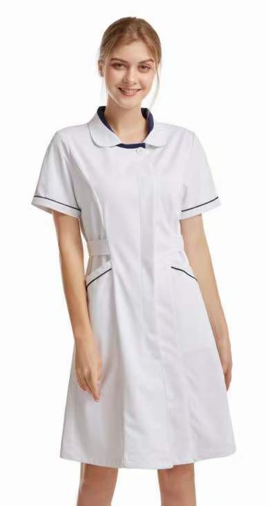 Cotton Disposable Lab Coats Doctors Nurses Men Women Pink Hospital Gown