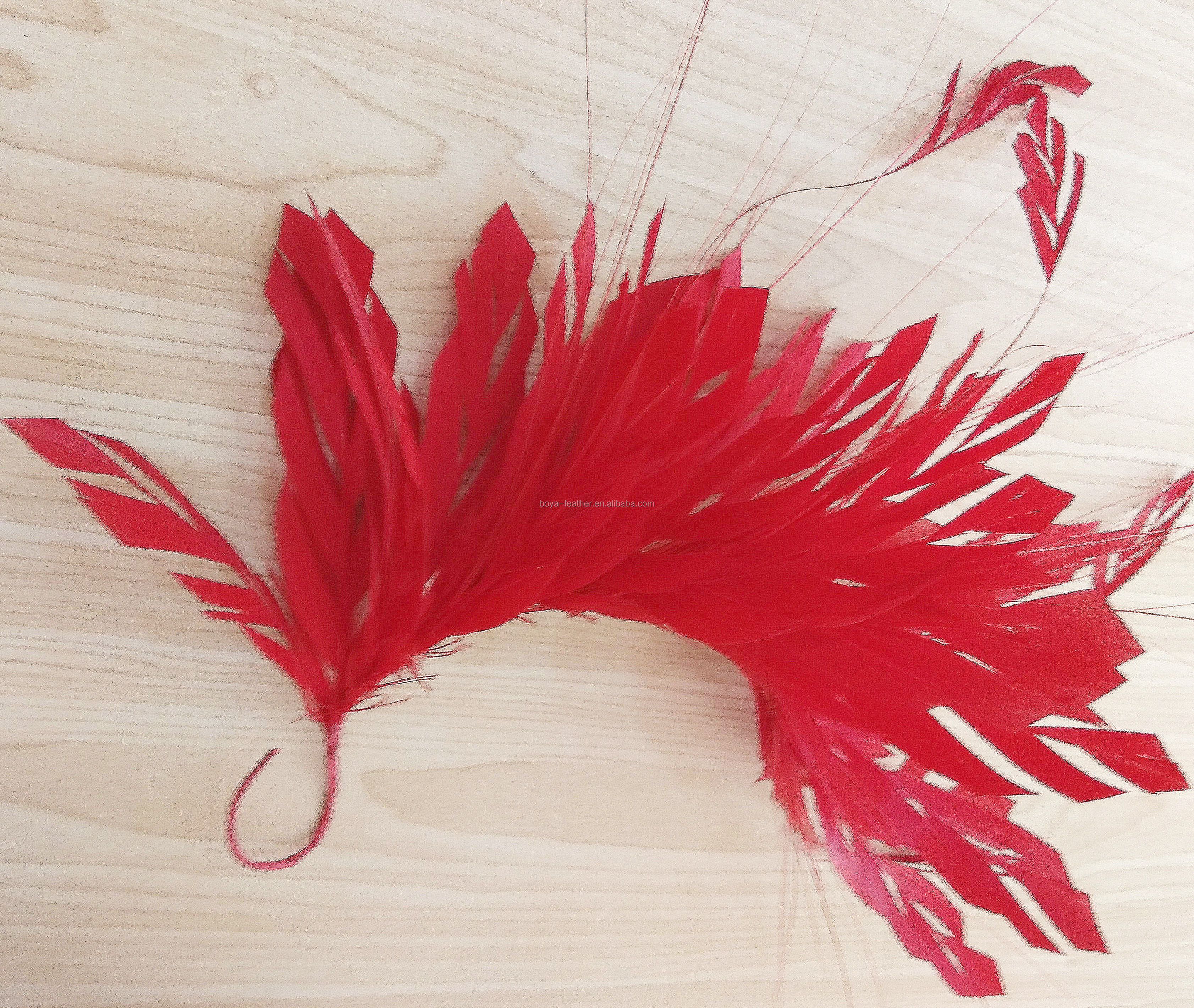 Goose Feather Flower Mount with Wire Accessory Secure Shipping DHL UPS FEDEX EMS TNT