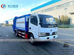 Quality Dongfeng Furuicar 4x2 5000L 4T Rear Load Garbage Compactor Truck wholesale