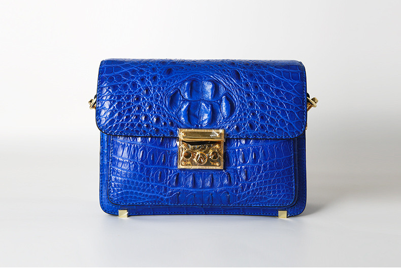 Genuine Crocodile Skin Women Sling Bag Authentic Exotic Alligator Leather Lady Single Shoulder Bag Female Small Purse