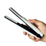 BM138 white portable titanium gold aluminum plate hair straightener hair