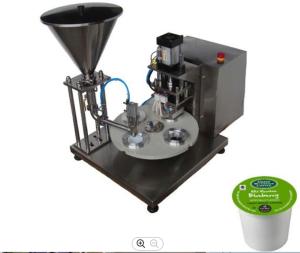 Quality Semi Auto 0.5KW Rotary Cup Filling Machine Yogurt Cup Sealing SN-1 wholesale