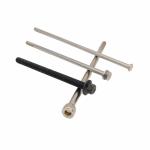 Pan Head Screws Partially Threaded Stainless Steel Material Flower Shaped Groove