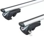 Aluminum Universal Car Roof Rack Cross Bars Metal Black