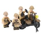 MOC military soldiers WW2 weapon accessories Japanese army mini figures