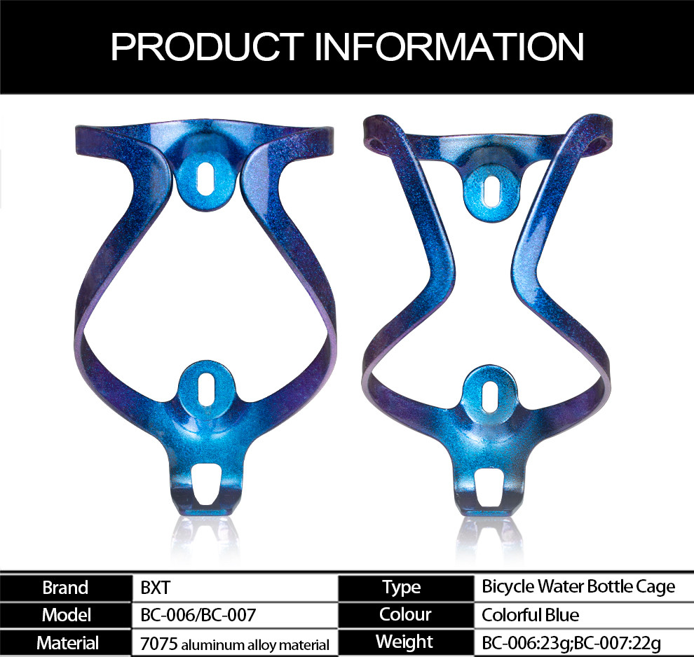 Universal Mountain Road Bicycle Water Bottle Cage Colorful Blue