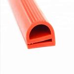 Custom Color and E/P Shape Heat Resistant Silicone Oven Door Rubber Seal Strip