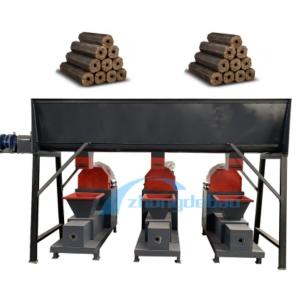 Quality Germany Sawdust Pine Charcoal Briquetting Machine Agro Waste Briquetting Machine wholesale