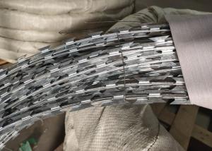 Quality Q195 Galvanized Razor Concertina Barbed Wire BTO - 22 For Prison Fence wholesale