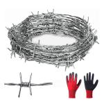 Galvanized Barbed Wire for Chain Link Fence/Airport Fence 7.5cm-15cm Barb