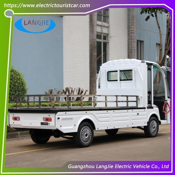 2 Seater Golf Cart White 72V AC Motor Electric Luggage Carts For Hotel Resort