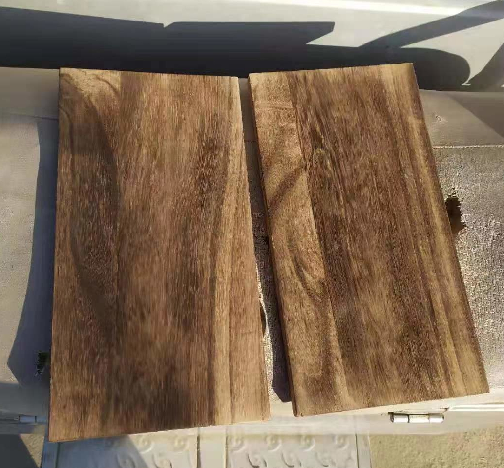 Customized Size AB Grade Natural Burned Paulownia Floating Shelves for Floating Needs