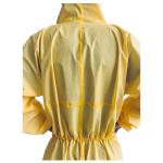 Nonwoven Chemical Nuclear Disposable Protection Coveralls Type 3 4 For Industry