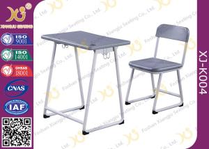 Quality Height Fixed HDPE Table And Chair Set For Student / College Furniture wholesale