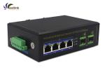 2 Gigabit SFP Slot 4 Port Fiber Optic POE Switch