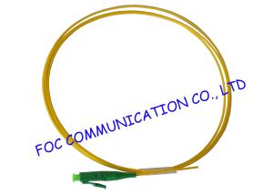 Quality Flame Resistant Fiber Optic Pigtail LC / APC SM G.655 LSZH Jacket For Telecom wholesale