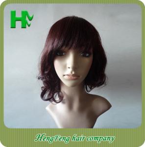 Quality Curly Wave 10 Inch Full Lace Human Hair Wigs With Baby Hair wholesale
