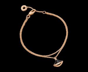 Quality DIVAS’ DREAM bracelet in 18 kt pink gold with onyx Ref. BR857214 wholesale
