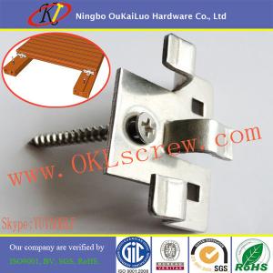 Quality Stainless Steel WPC Decking Clips and Screws wholesale