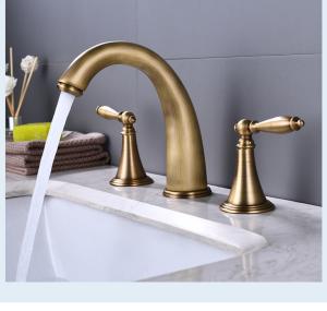Quality Brass 8In Widespread Centerset Bathroom Faucet In Chrome White Matte Black Gold wholesale