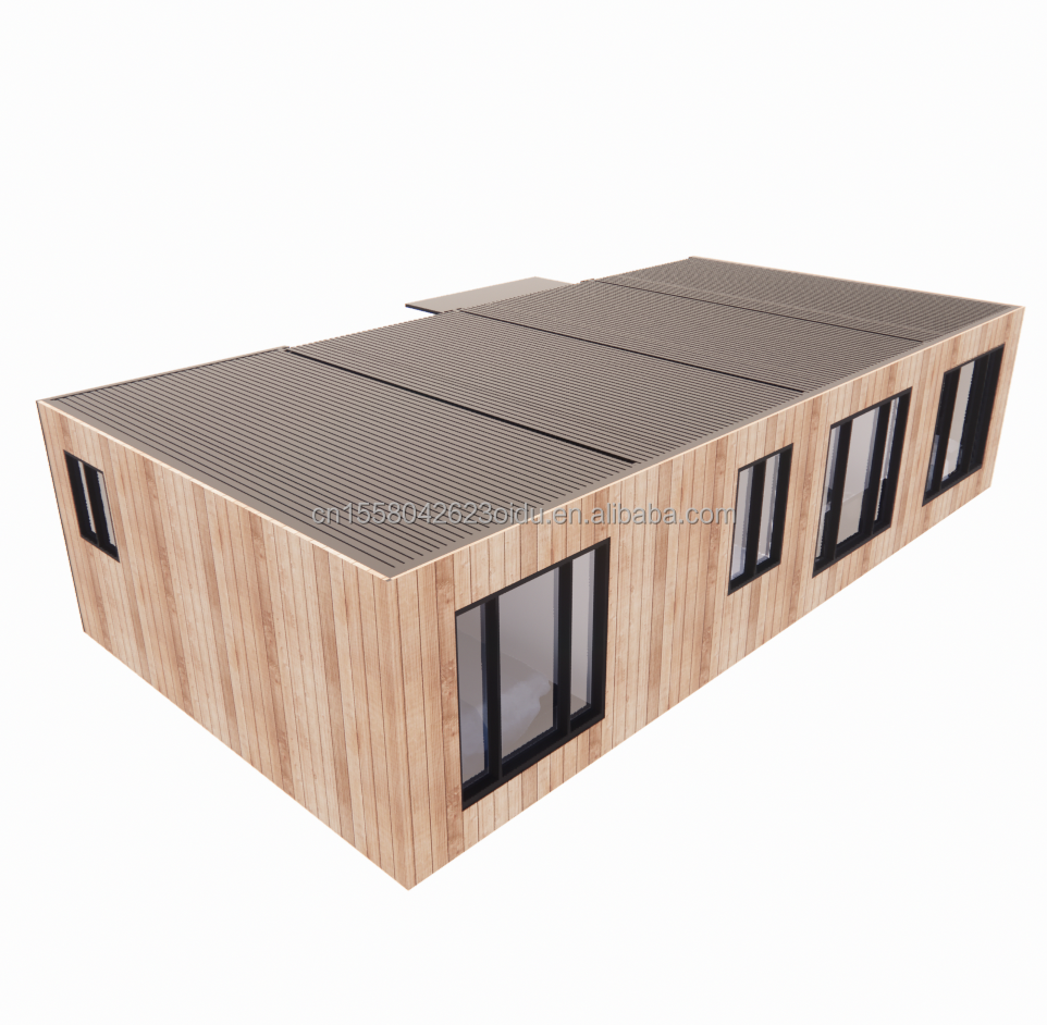Customized Color Two Story Sturdy Container Bar Stall Mini 20 Foot Pop-up Store with Galvanized Steel Square Tubes