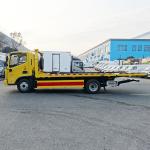 115kW Fuel Diesel Wrecker Towing Truck Platform Heavy Duty Flatbed Tow Truck