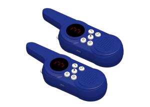 ABS Material Handheld Walkie Talkies Pocket Size Built In Flashlight For Emergency