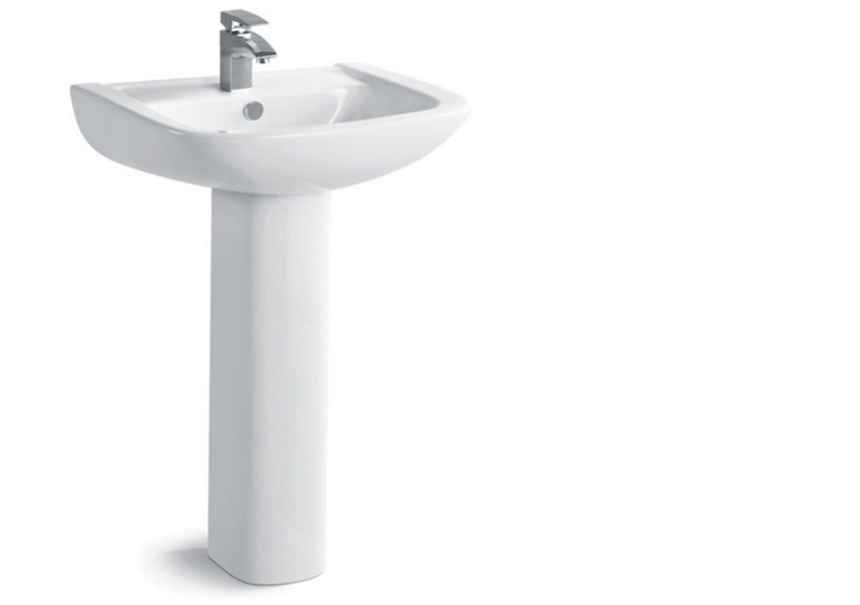 Sink- artificial stone bathroom pedestal basins 520*440*810mm Size
