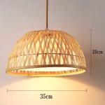 Wicker basket pendant lights Kitchen Dining room Sitting room Decor (WH-WP-18)