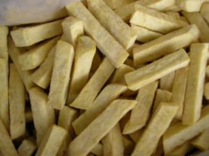Quality Frozen Fried Sweet Potato, peeled, stick cut, Vatiety of 'shengli 100' wholesale