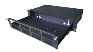 Quality 8 Cassettes MTP Rack Mount Fiber Splice Tray 2U 192 Modular Quick Installation wholesale